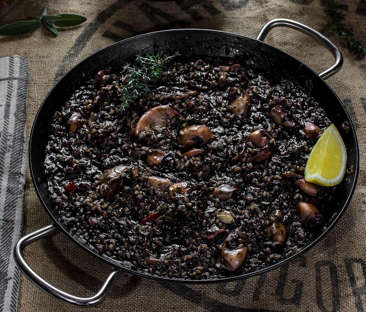 Arroz negro por encargo