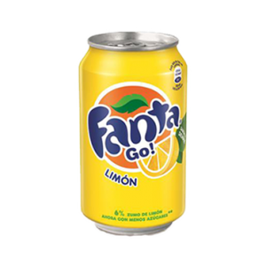 Fanta limón bote 33cl.