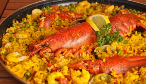 Paella de bogavante por encargo